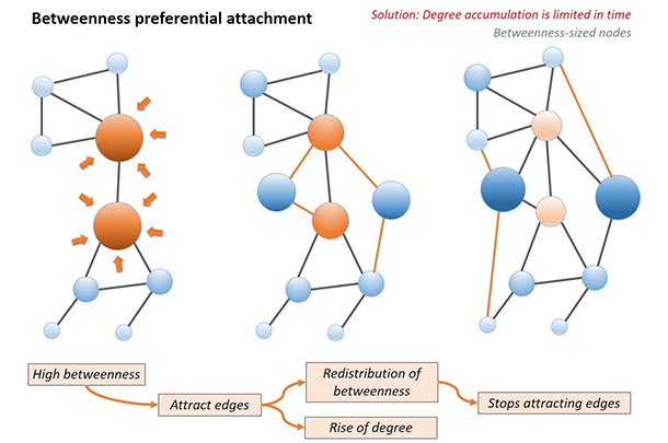 Betweenness preferential attachment
